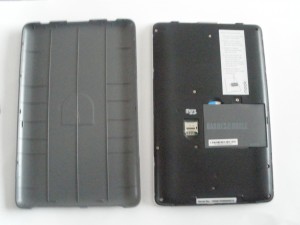 Nook with back cover removed